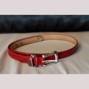 Brighton faux leather heart belt for women